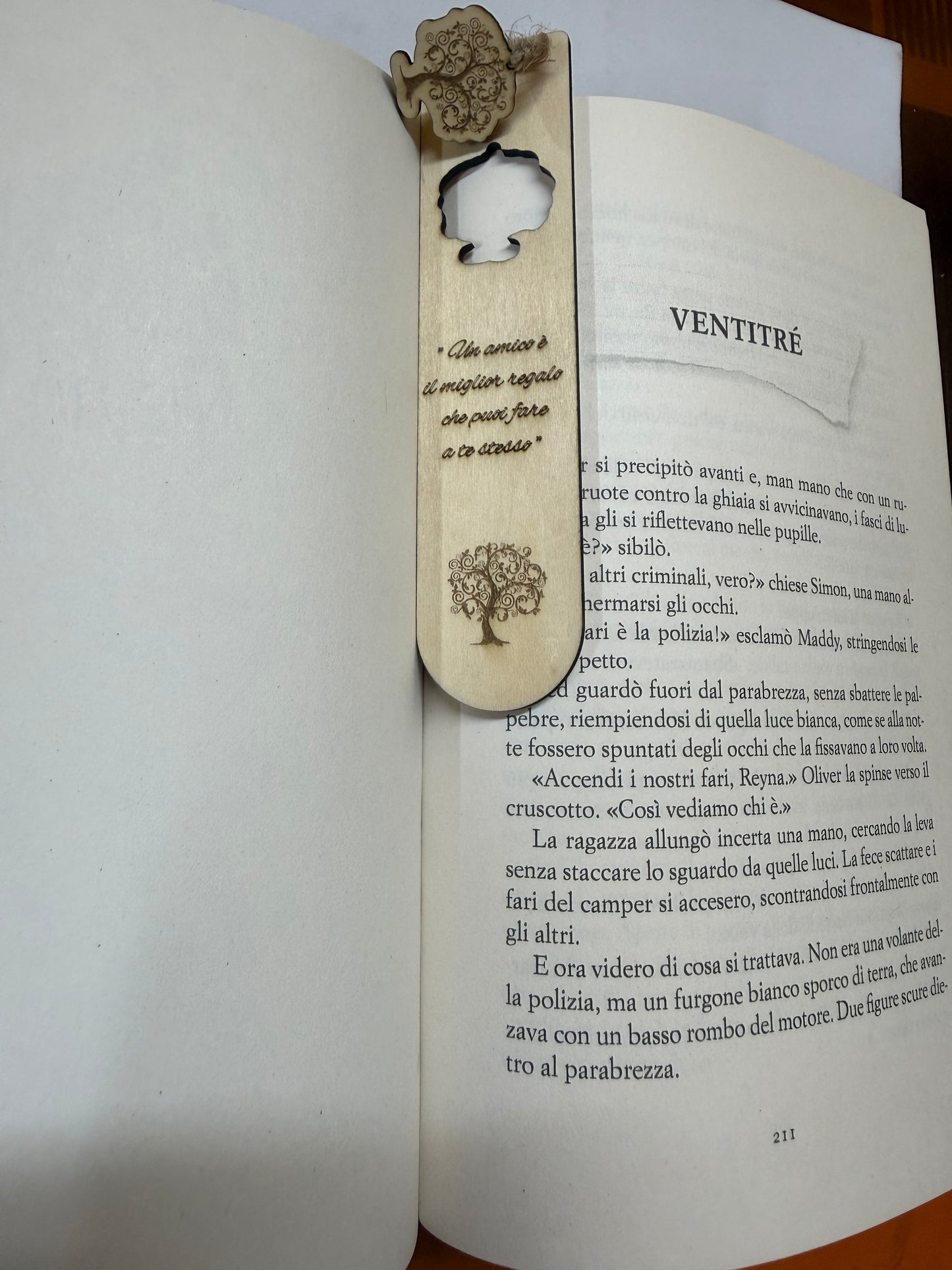 Segnalibri personalizzati in legno