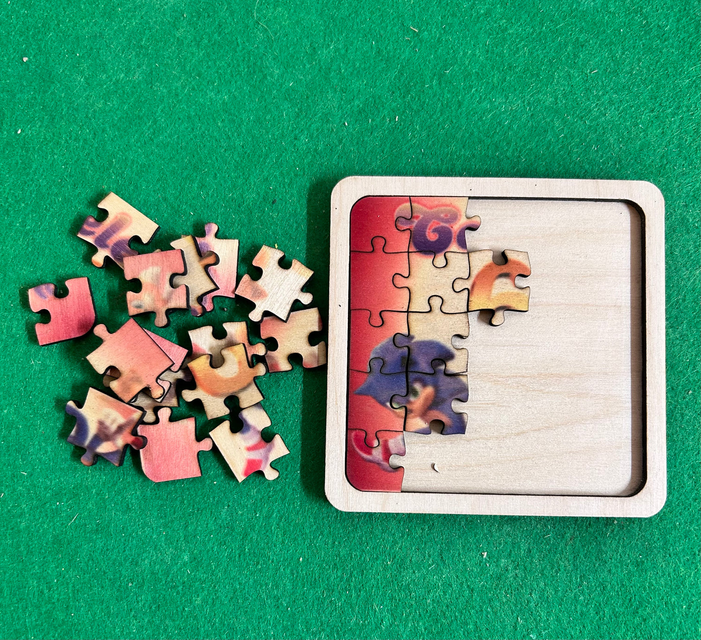 Puzzle personalizzato in legno