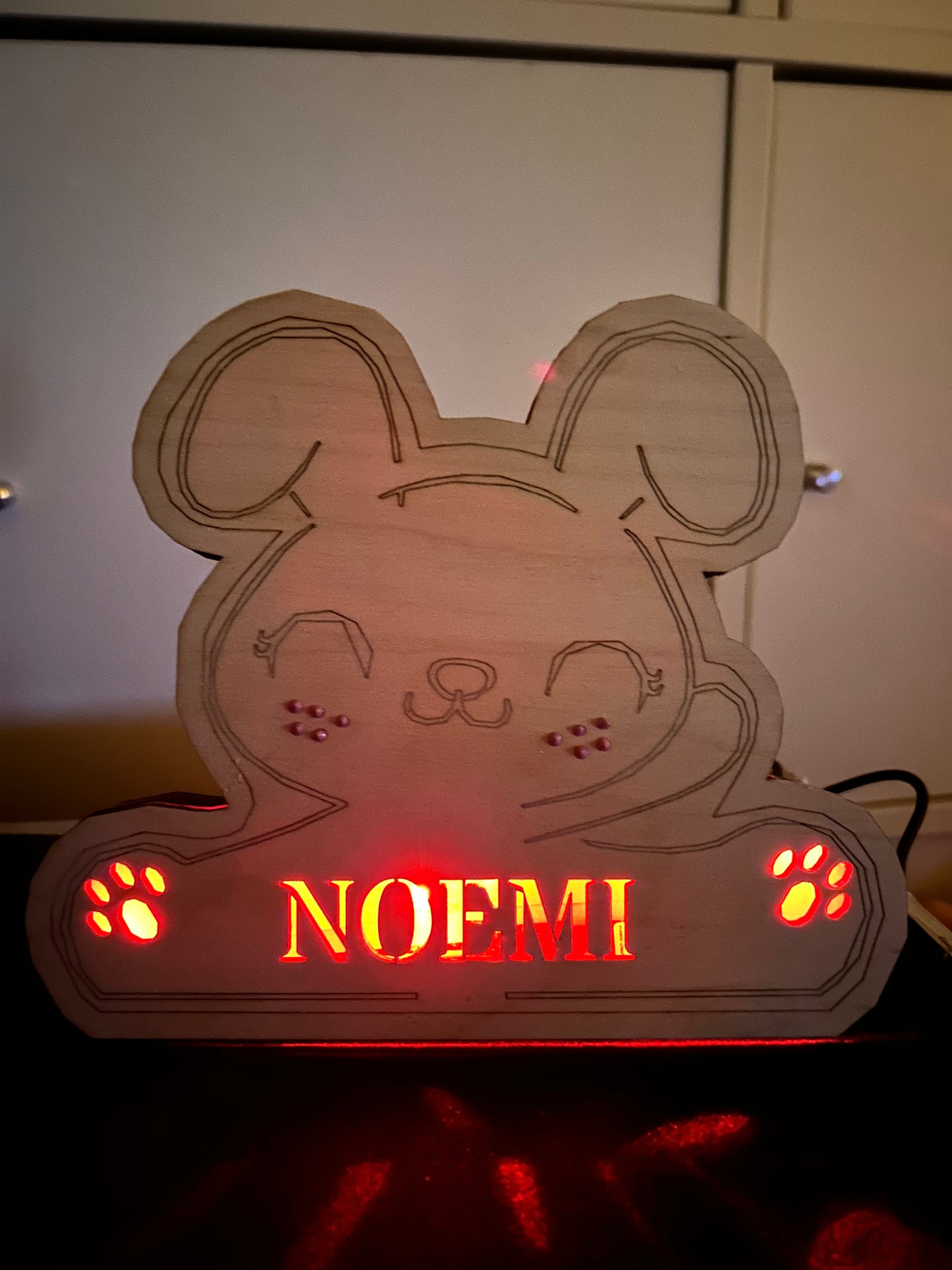 Lampada da comodino personalizzata RGB