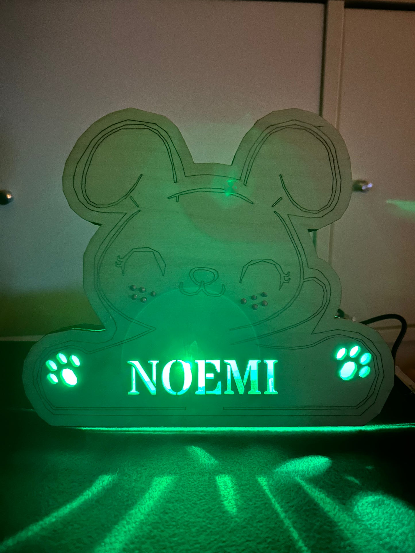Lampada da comodino personalizzata RGB